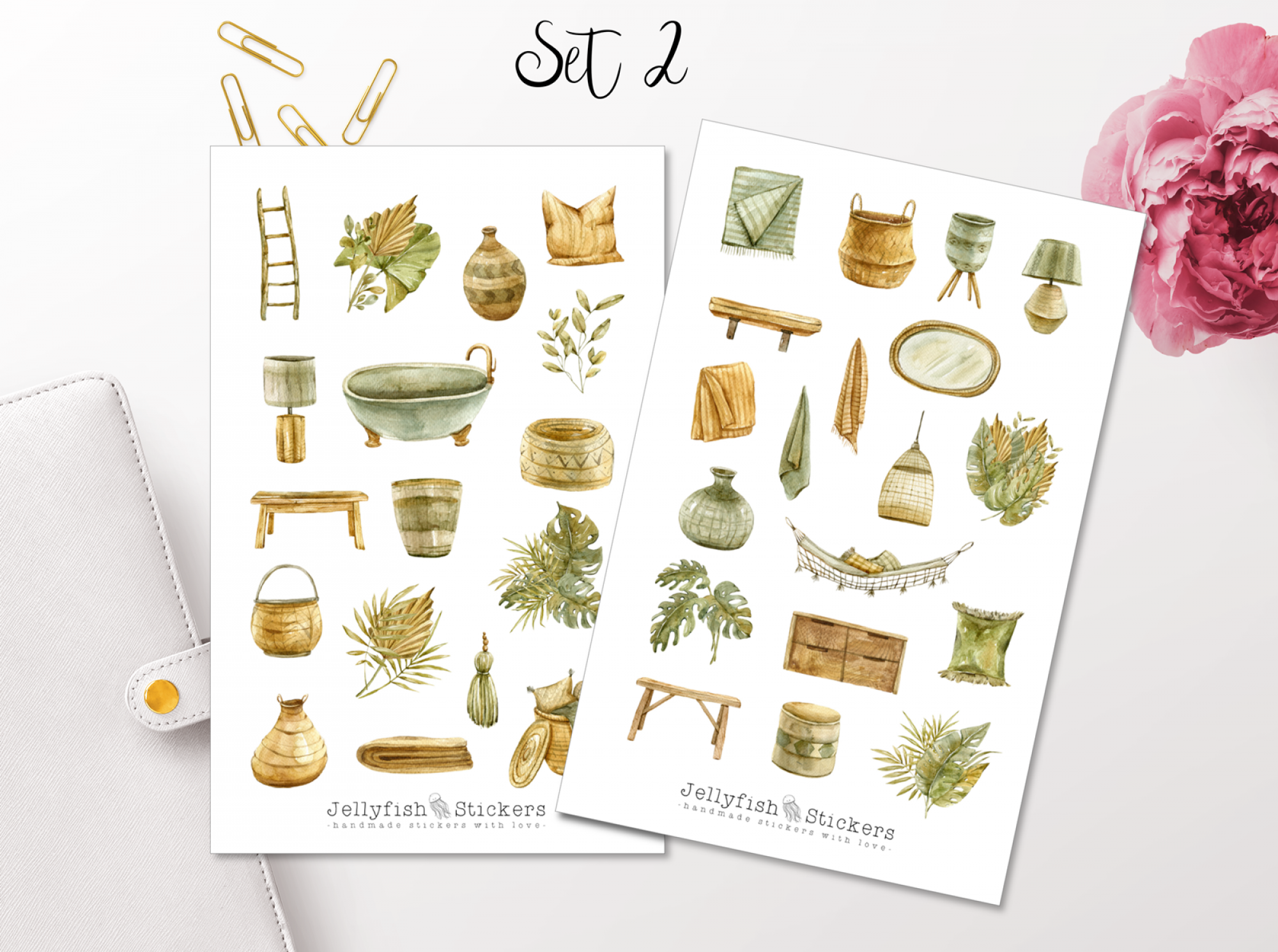 Boho Home Sticker Set